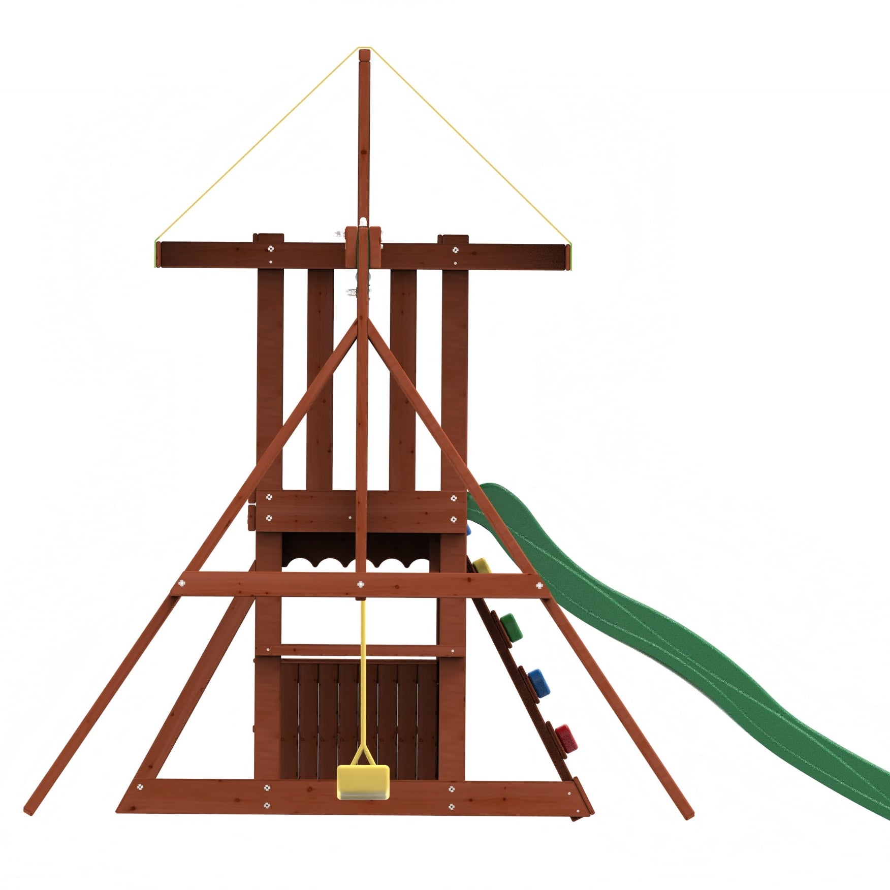 Kiddoro Mighty Jungle Green Slide