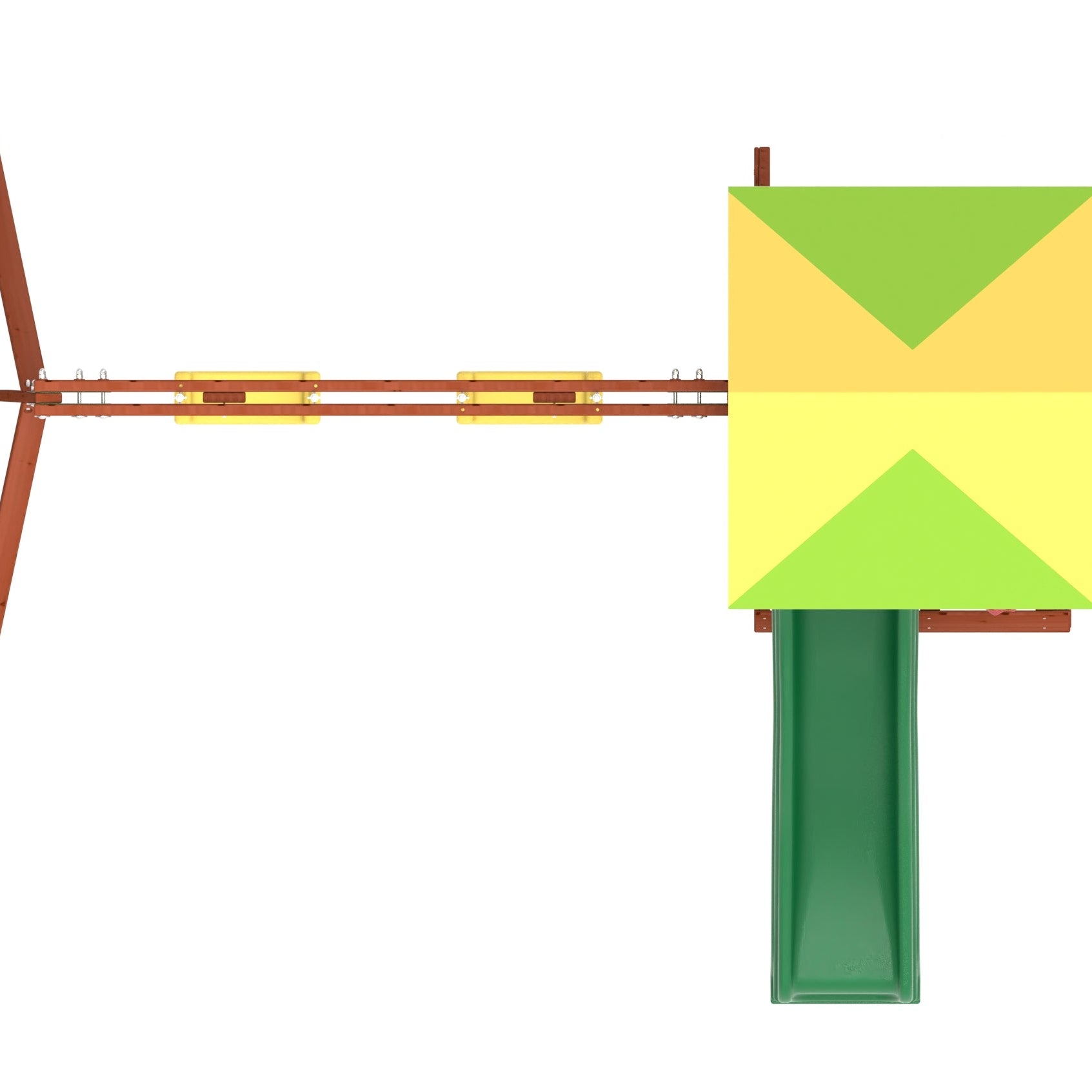 Kiddoro Mighty Jungle Swing & Slide Set