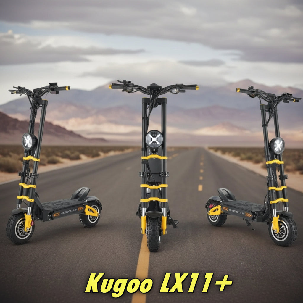 3 Kugoo LX11+ Electric Scooter standing