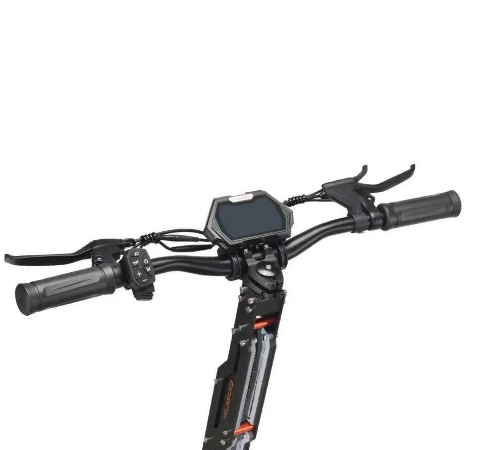 Motorcycle handlebar with control panel
