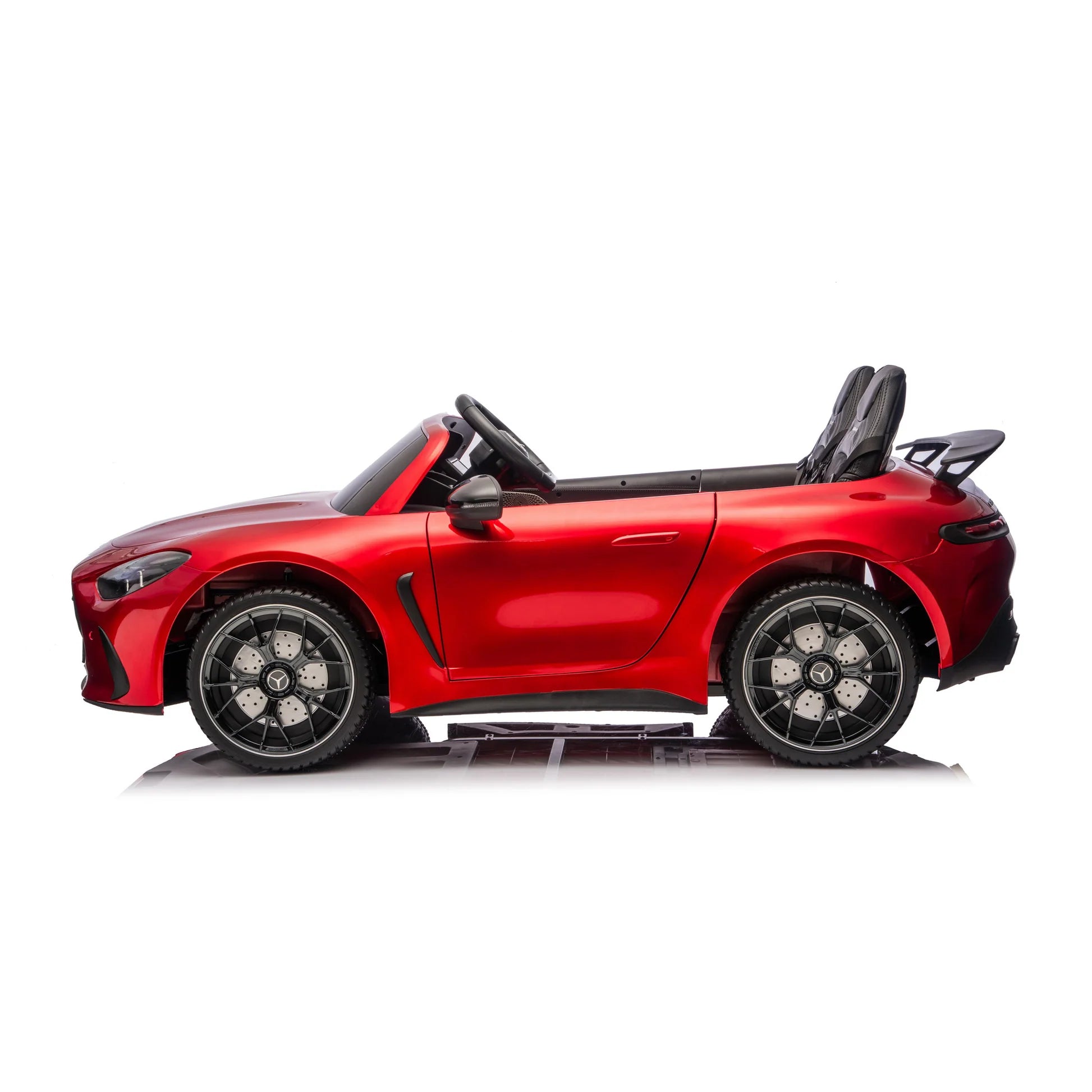 Red convertible car