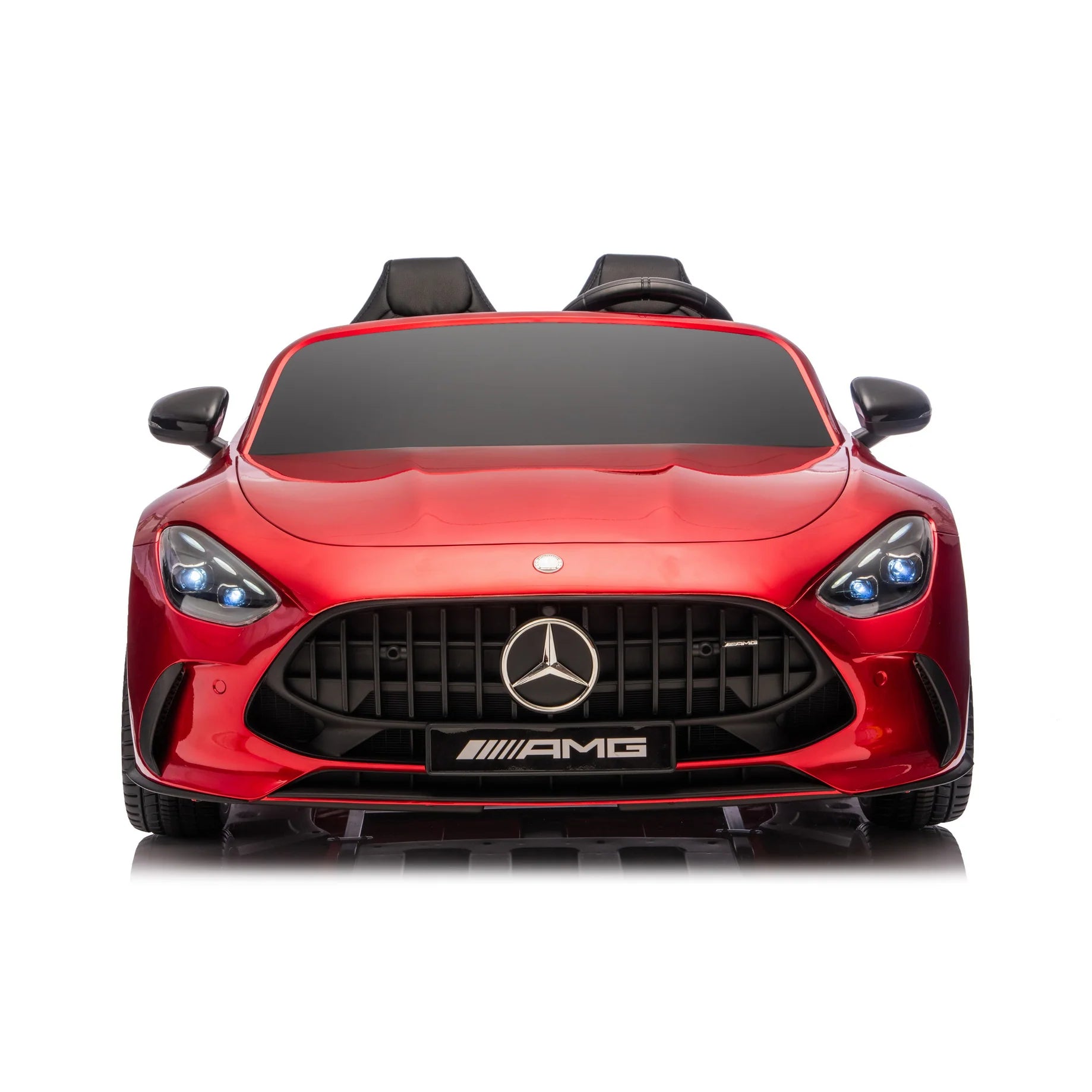 Front View of Megastar Ride on Mercedes Toy Car with Remote Control