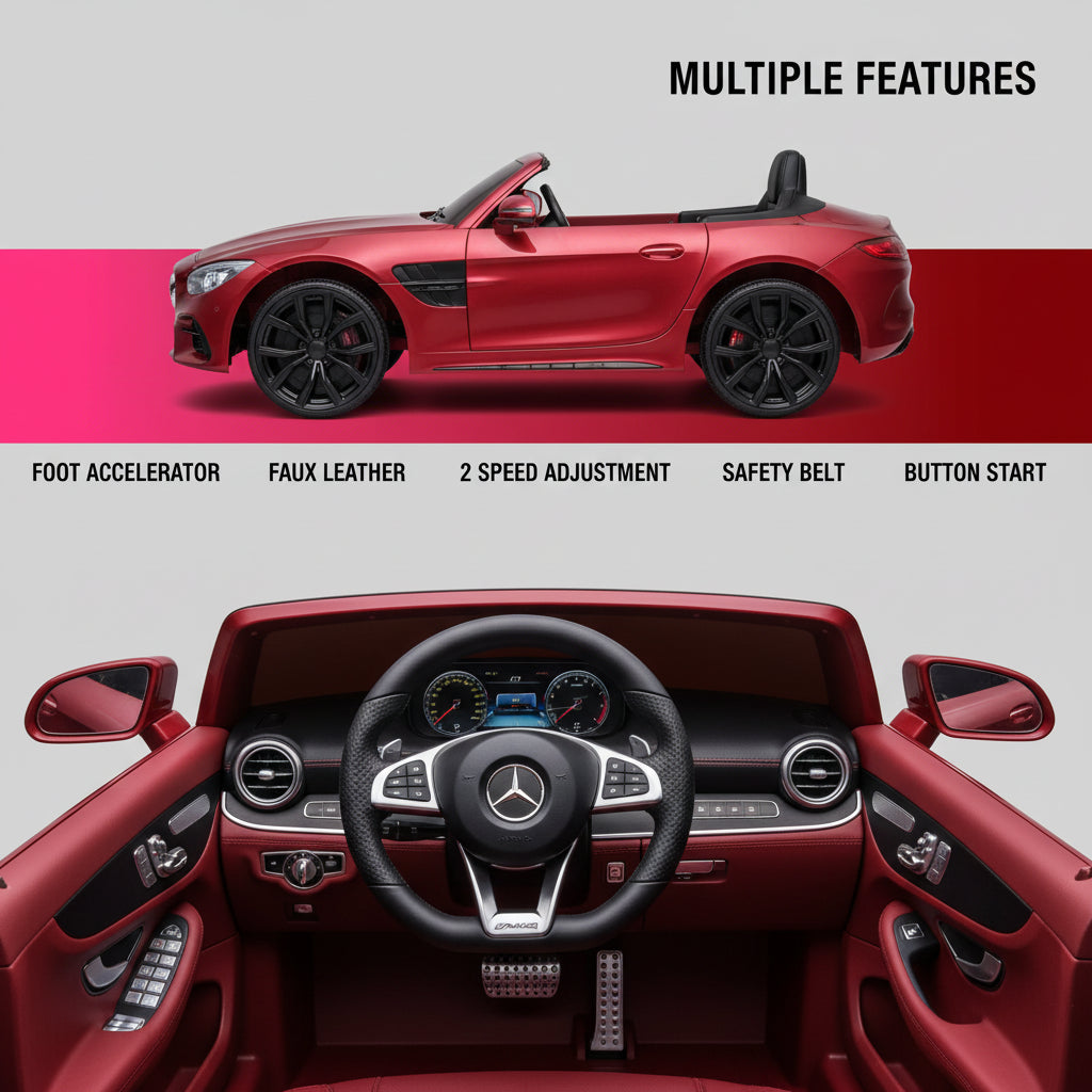 Megastar Ride on Mercedes GT63 AMG Kids Car Powered Toy Car with Remote Control