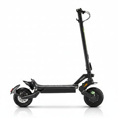 A black licensed  Lamborghini ALEXT Urban Pro Electric Scooter for adults  with a tall handlebar