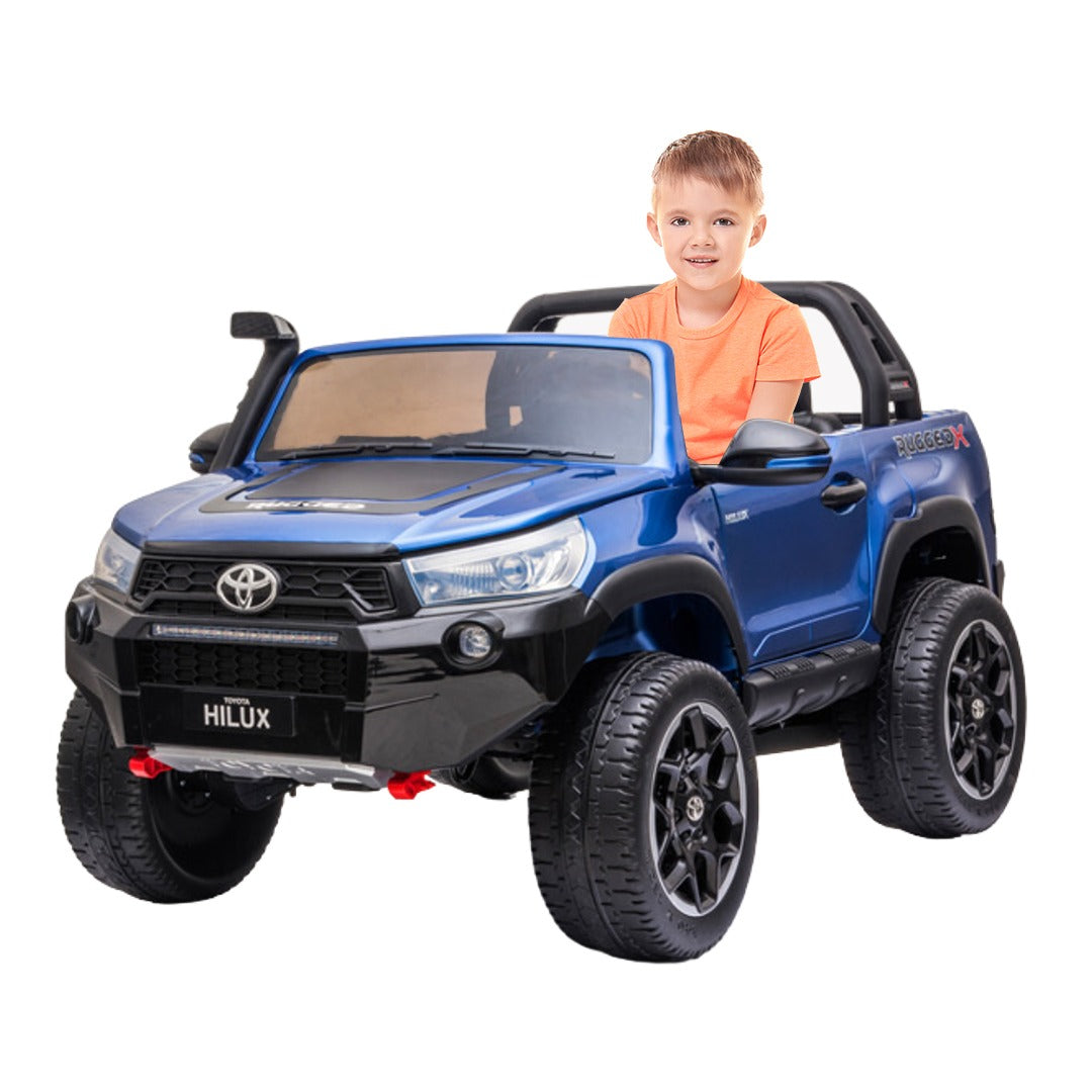 Megastar Ride on Licensed Toyota Hilux 12v 2 Seater Kids Electric Car