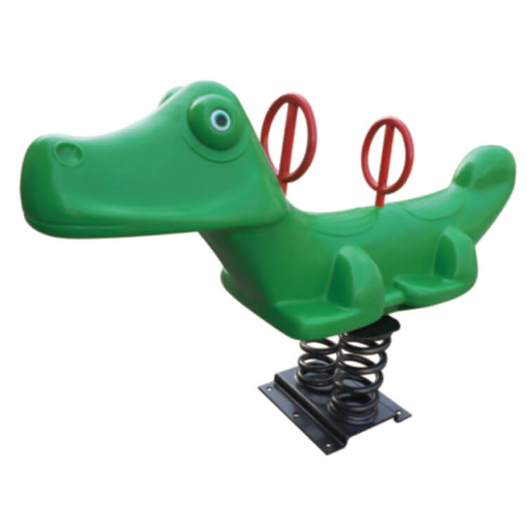 Megastar Double Rocking Croc Shape  Spring Rocking Alligator- Assorted