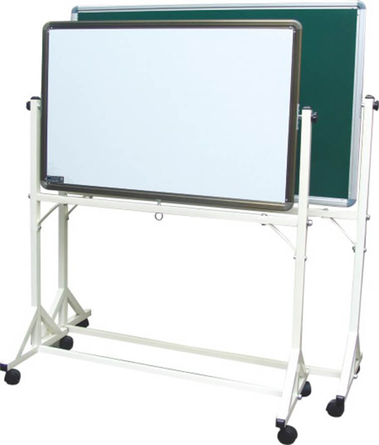 Megastar Mobile Adjustable Height Dry Erase Stand Board Magnetic Large White Board on Wheels - 120 cms