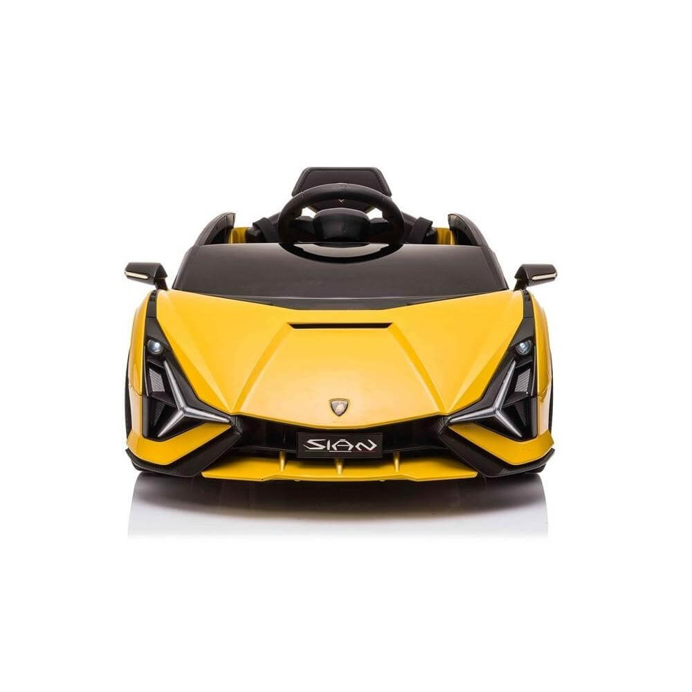 Yellow Ride on Licensed Lamborghini Prime Sian Car Battery Operated 12V