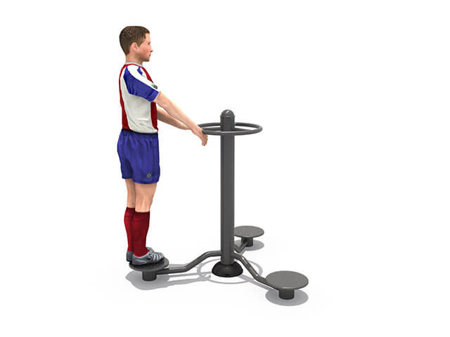 Megastar Standing Triple Twister Gym for playground fitness equipment