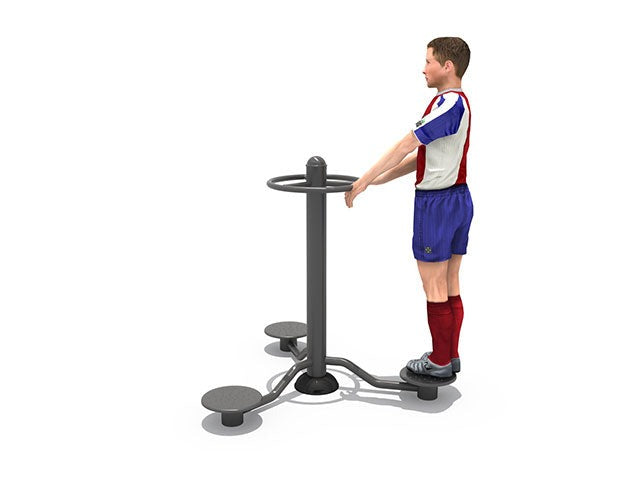 Megastar Standing Triple Twister Gym for playground fitness equipment