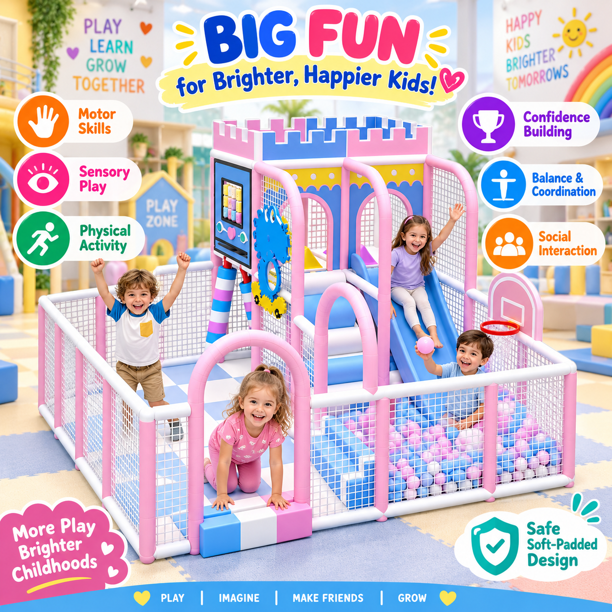 MegaStar RoyalQuest Kids Indoor Playground Big Fun