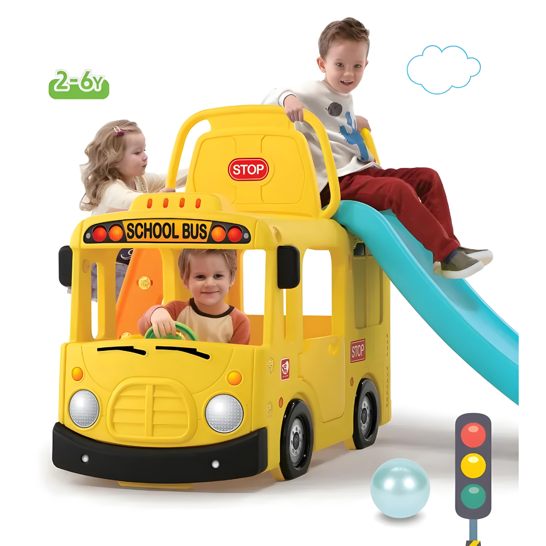 Megastar YAYA 3 IN 1 SCHOOL BUS SLIDE