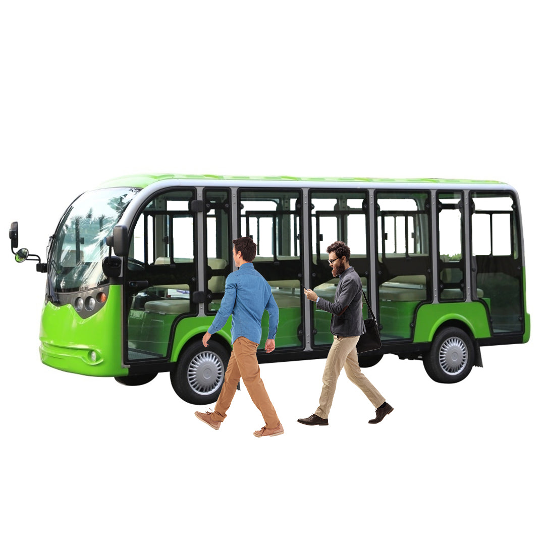 Megawheels Electric 14 Seater Open Shuttle Bus for Sightseeing