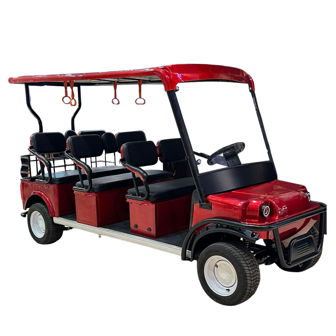 Megawheels Sport Eco Electric Golf Cart 6 seater Red