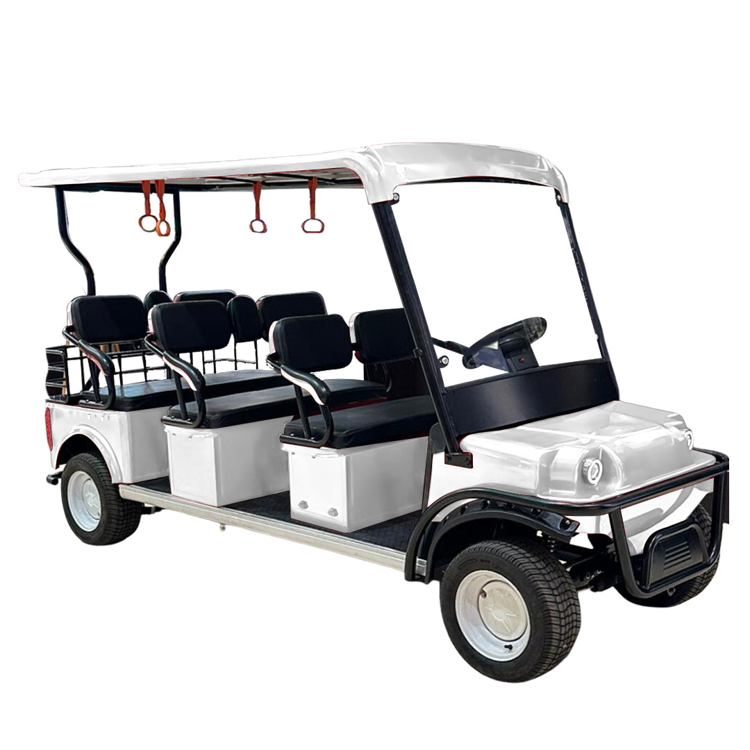 Megawheels Sport Eco Electric Golf Cart 6 seater- White Side