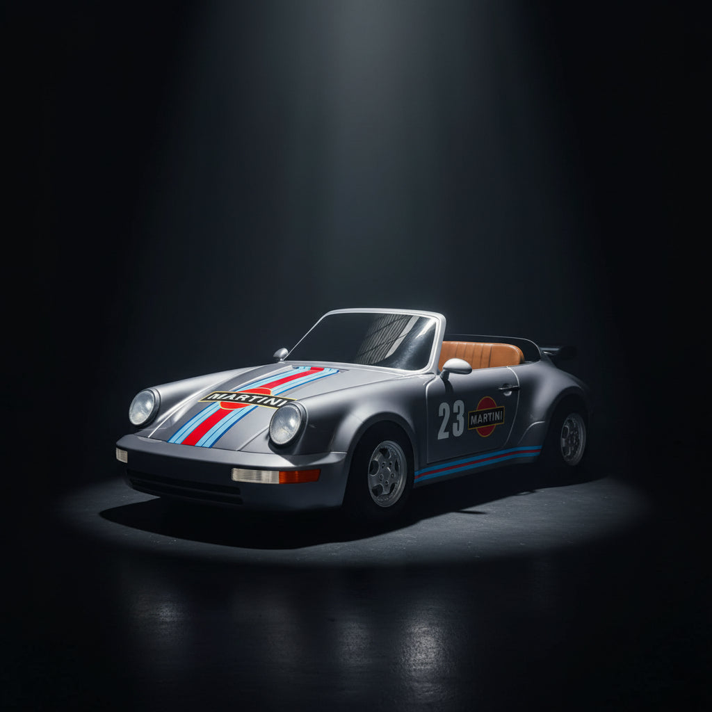 Mini Porsche style electric ride on car with premium seat and lights