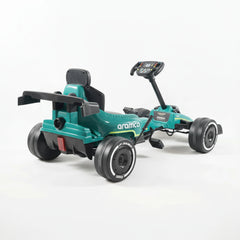 Back View of go-kart with Pedals