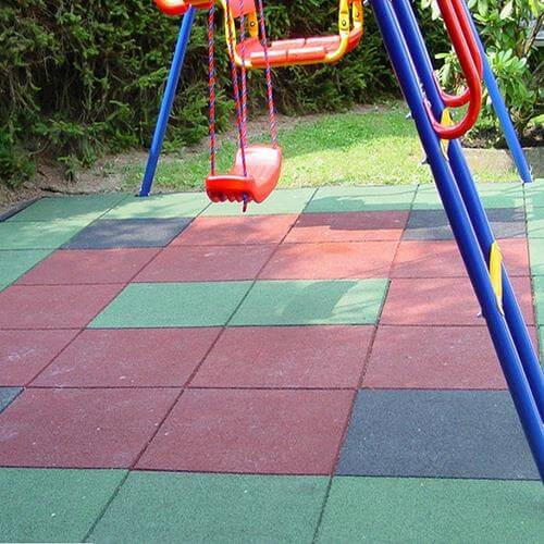 Foam Mats Soft Play Flooring Outdoor Blue Rubber Tiles For