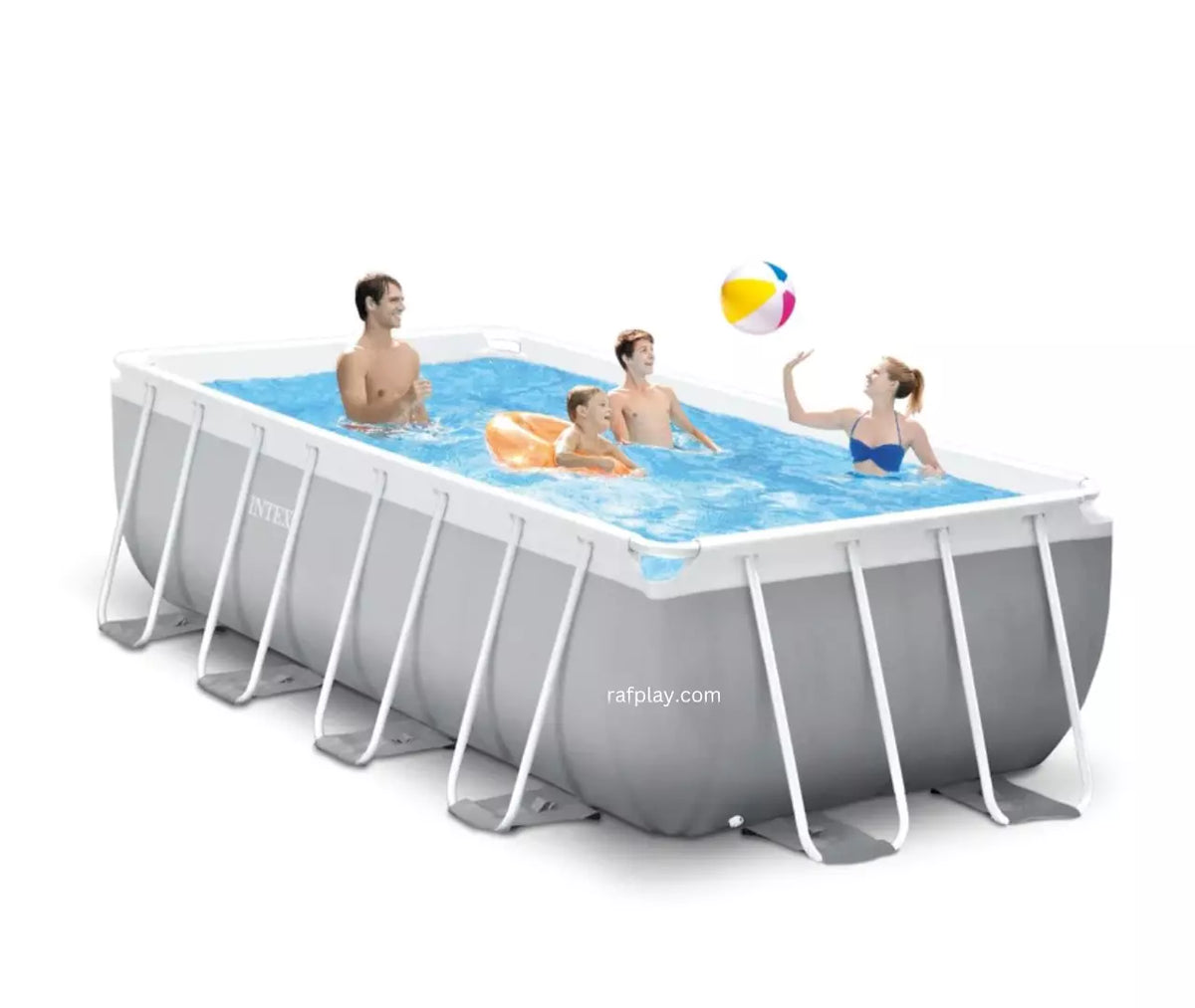 INTEX Rectangular Prism Frame pool with Filter Pump 4m x2m x1.22m