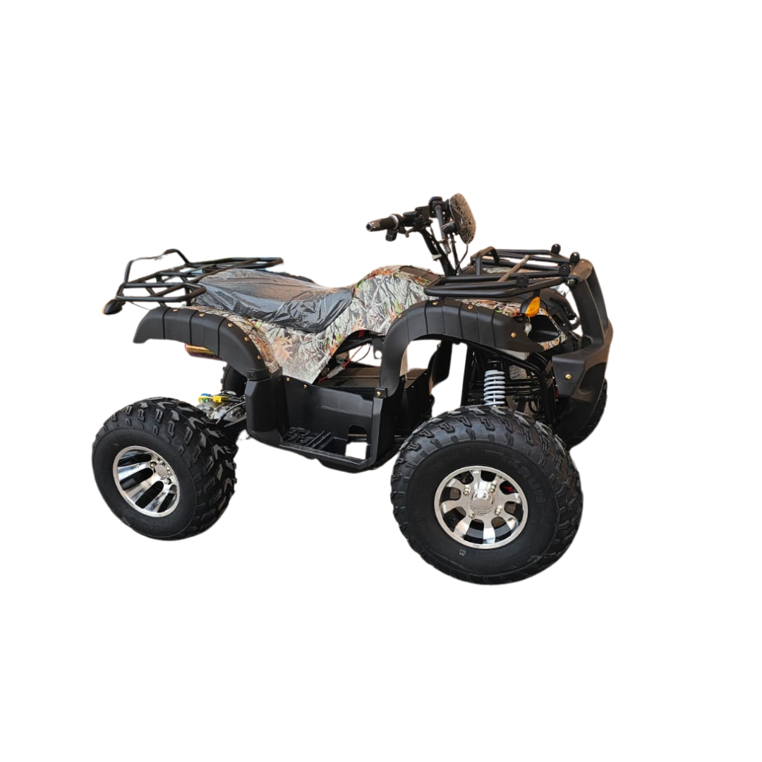 Side view of Wolf Electric Off Road ATV Quad Bike