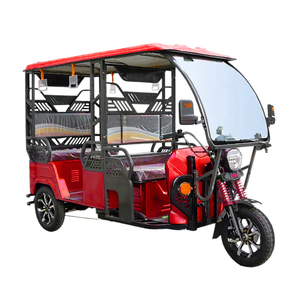 Megawheels سكوتر كهربائي دراجة ثلاثية العجلات Mototaxi Rickshaw لمدة 6 ركاب