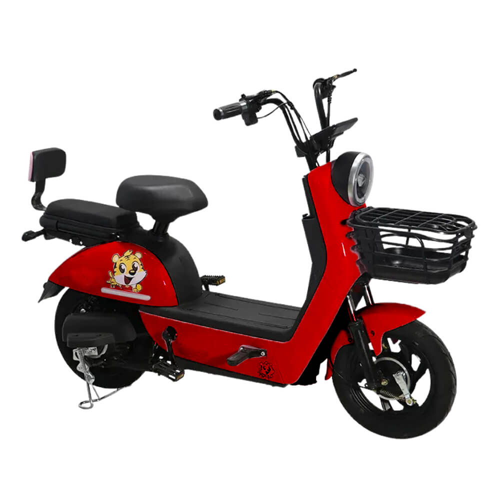 Megawheels Spark Electric Pedal Scooter 48V with Led screen-Red