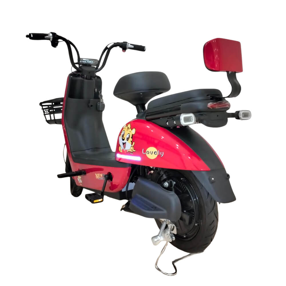 Megawheels Spark Electric Pedal Scooter 48V with Led screen-Red