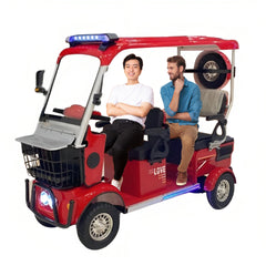 Megawheels Powerpod Trio Mini Electric Golf Carts 60V for 3 Passengers