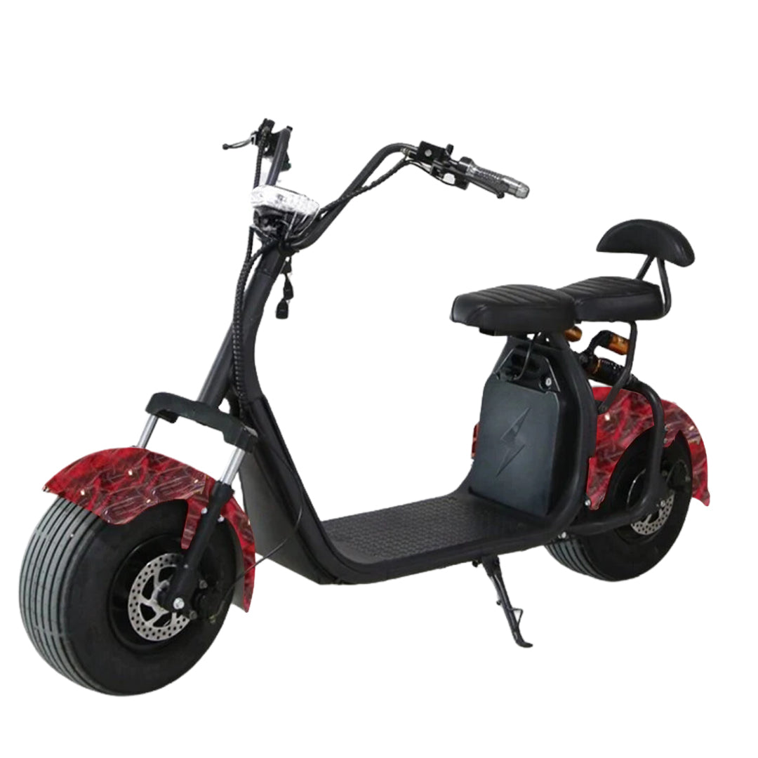 Coco Harley Electric Fat Tyre Scooter 60 V With Removable Battery