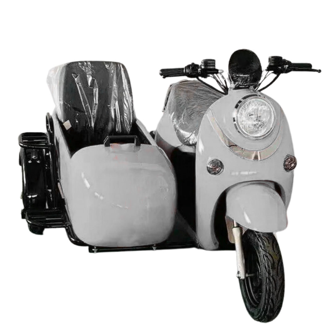 Megawheels Ecoglide Side Car Electric Trike Scooter Vespa style