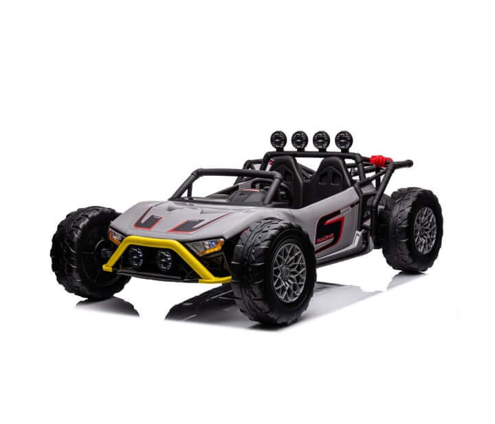 Raf  Ride on 24V Cruncher double Seater Ride On Electric Powered Suv 4x4 Car  -GREY