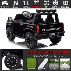 electric Jeep with Trunk Licensed Chevrolet Silverado
