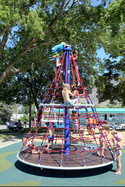 Megastar Rotating & Climbing Orbit for Kids Playground Set