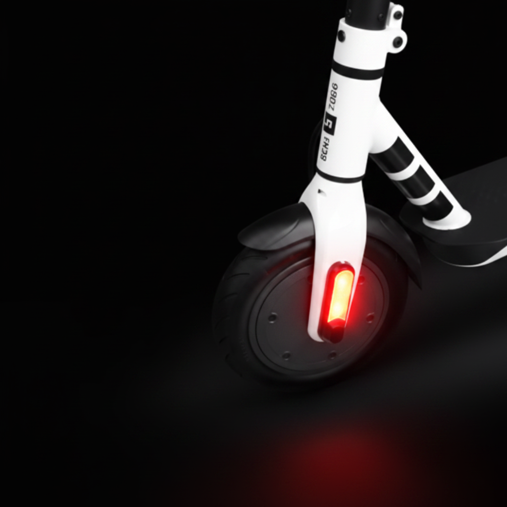 Close-up of an electric scooter  Tyer