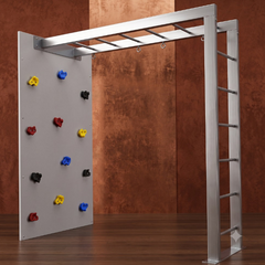 Megastar Customized wooden AeroClimb Pro Kids Indoor Climbing Gym UAE white color