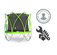 Megastar AdventureZone Combo Premium 14 FT Garden Green Trampoline With Free Installationat Rafplay