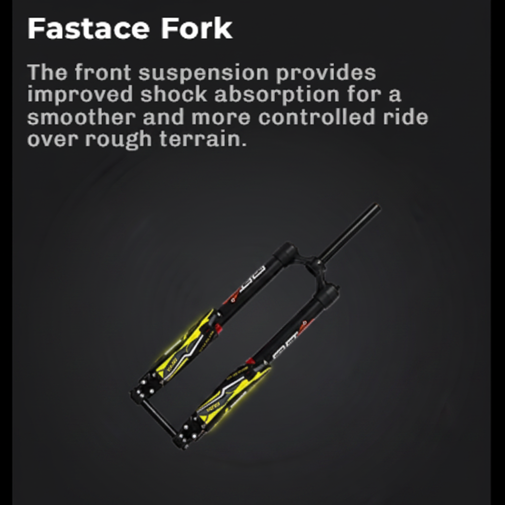 Viper S Electric Dirt Bike has Fastace Fork 