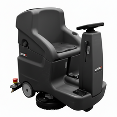 A Megawheels BRAVO 3250 Ride-On Floor Scrubber Drier industrial riding floor cleaner with a single seat