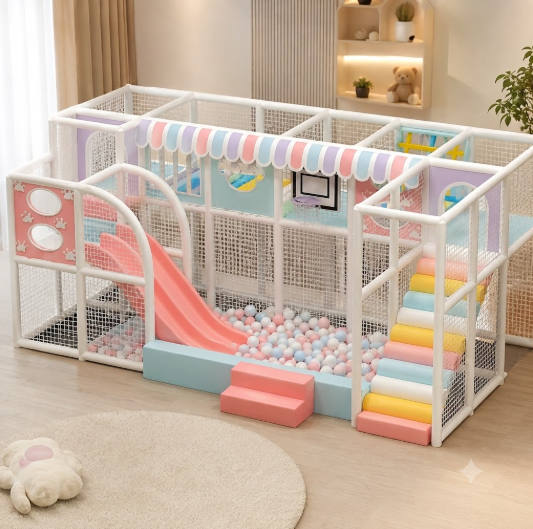 Megastar Kidzora Play Arena – Premium Kids Indoor Playground with Slide, Ball Pit design 2 