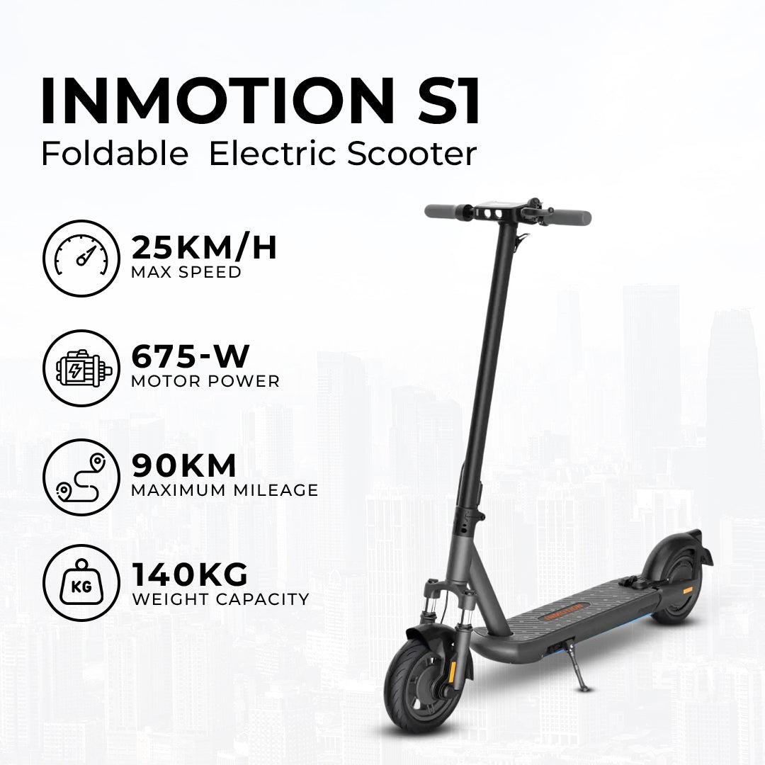 INMOTION S1 Foldable Electric Scooter For Tall Adults 64v Long Mileage
