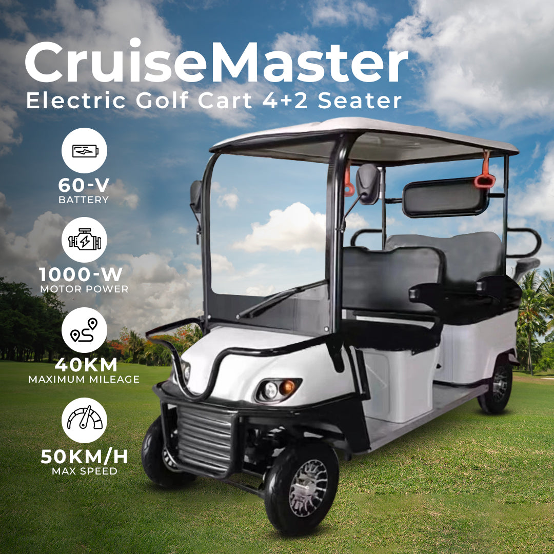 Megawheels CruiseMaster golf cart 600X Electric 4+2 seater