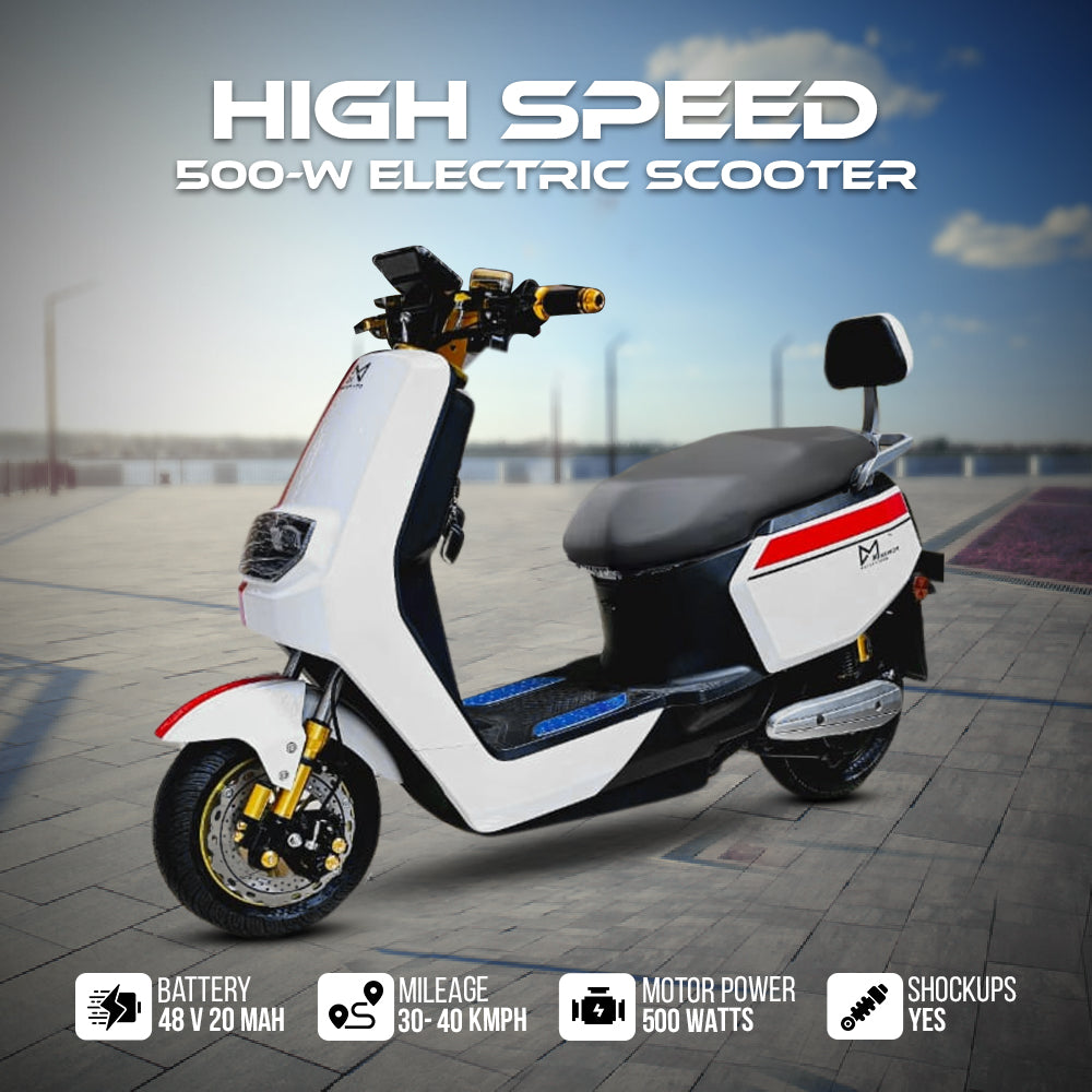 Megawheels High speed 500-W Electric Motorcycle Scooter for Adults