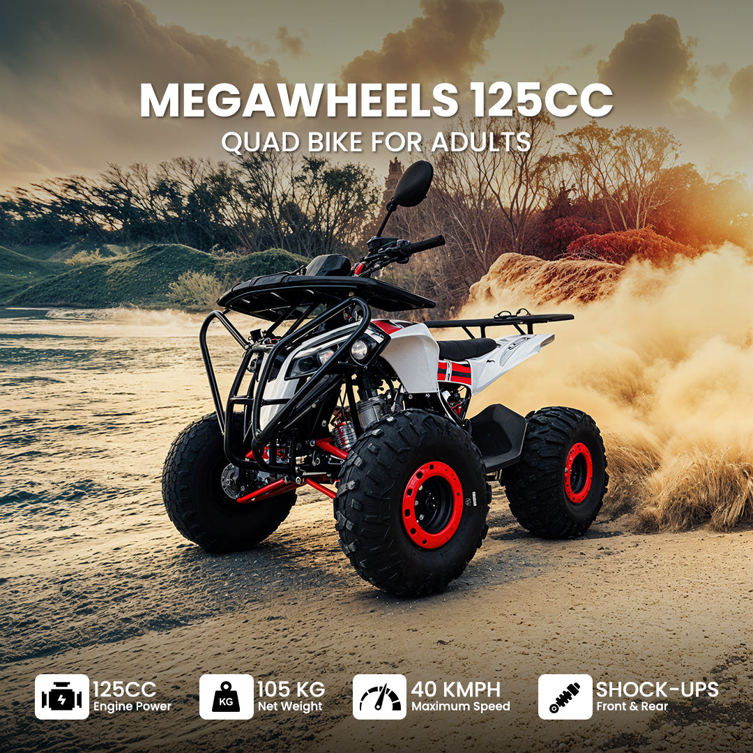 Megawheels 125 CC ATV Quad Bike With 1 Year Warranty