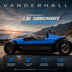 VANDERHALL Carmel Blackjack at Rafplay – Premium Luxury 3-Wheel Roadster in Dubai UAE