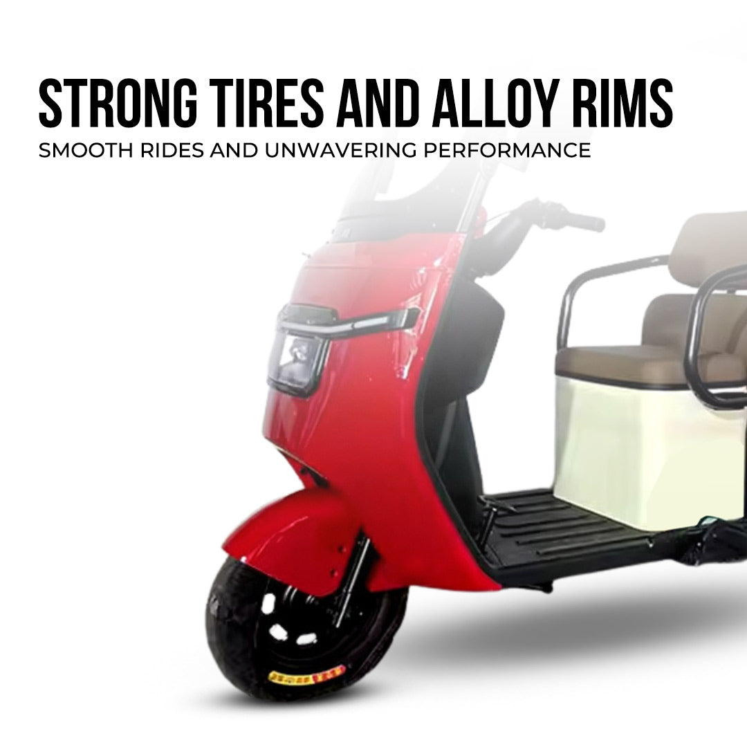 Megawheels RFX3 Three passenger electric Triwheels scooter with roof