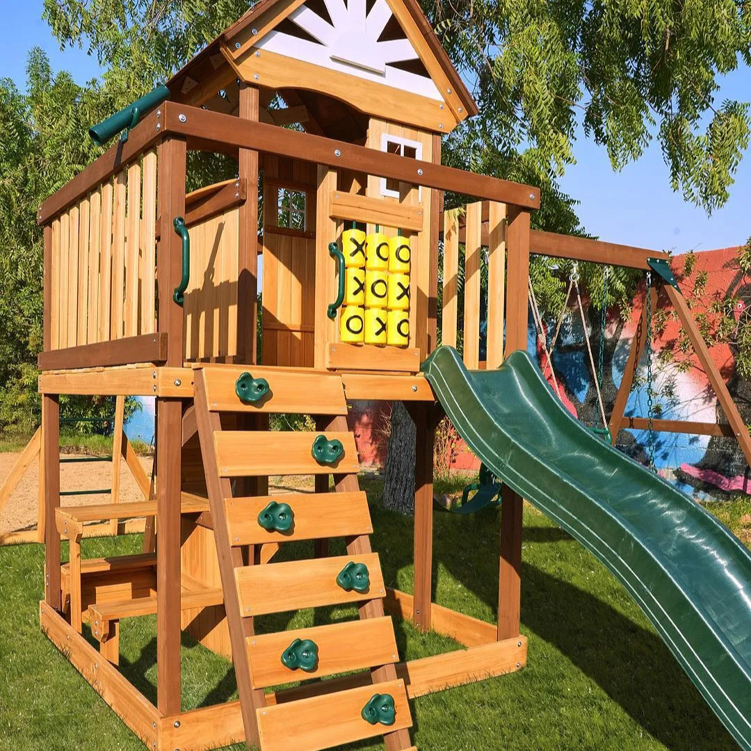 Megastar Dynamic Sports Arabian Ibex Wooden Swing Set