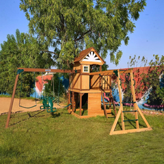 Megastar Dynamic Sports Arabian Ibex Wooden Swing Set