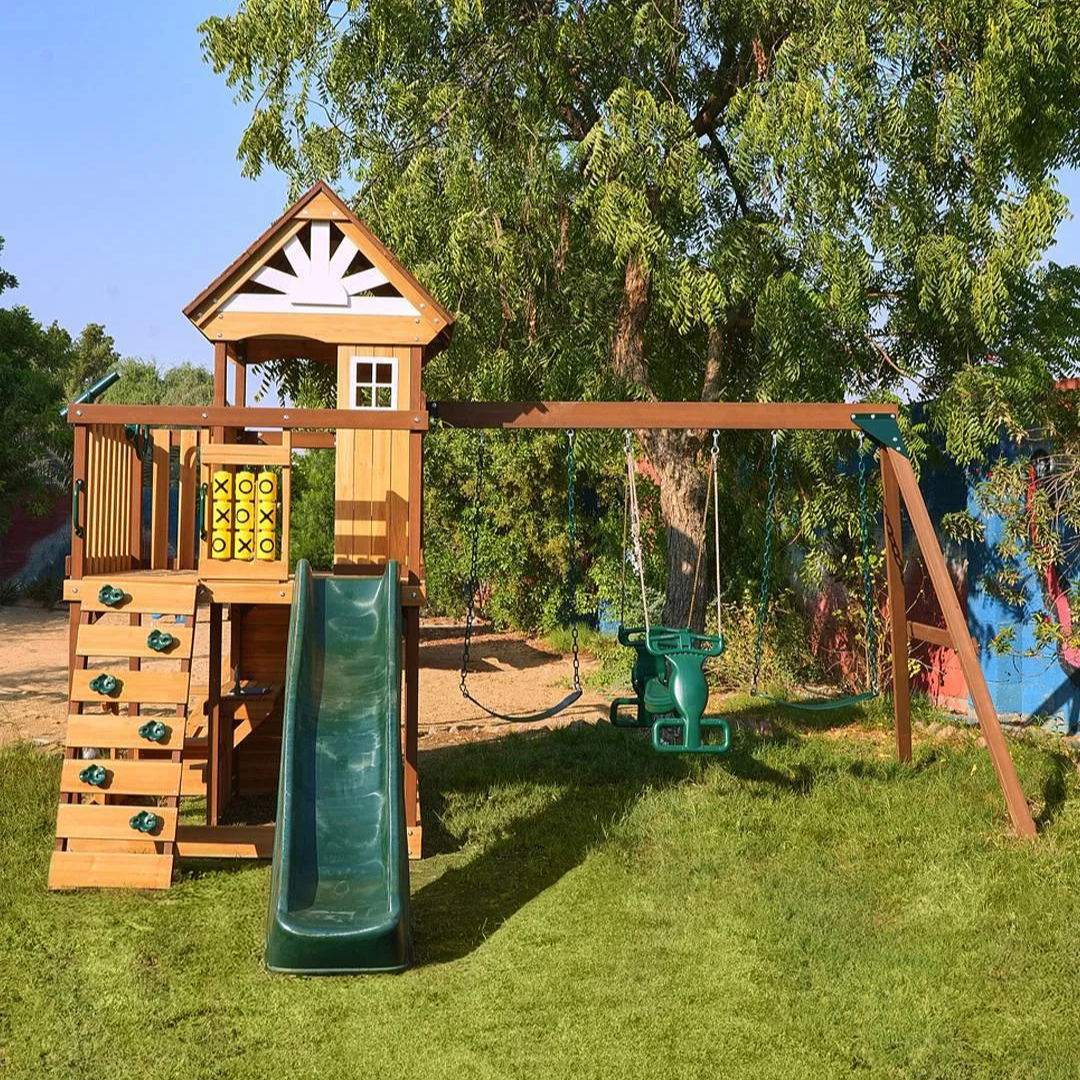 Megastar Dynamic Sports Arabian Ibex Wooden Swing Set