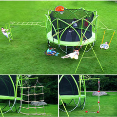 Megastar AdventureZone Combo 10FT Trampoline with Multiple Attachment Options & Free Installation