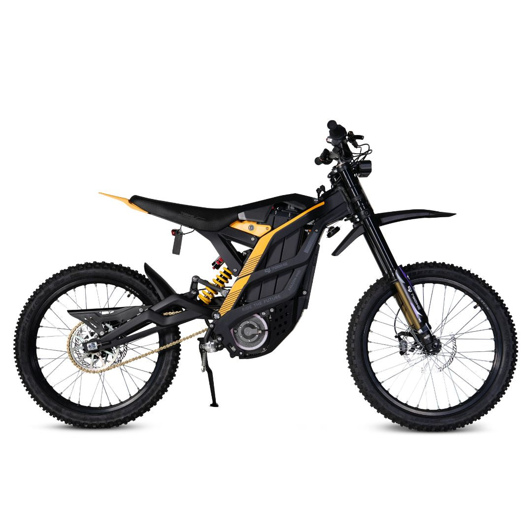 Black and Yellow electric bike 